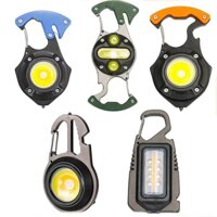 Đèn Pin LED COB Mini Bảy Chế Độ Sáng Đa Năng Có Thể Sạc Lại Bằng Cổng USB