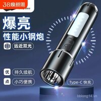 Đèn pin LED độ sáng cao đa chức năng sạc lại ngoài trời tầm xa đèn khẩn cấp tại nhà portable đèn pin nhỏ siêu sáng