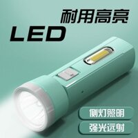 Đèn Pin Led Nhỏ Đa Năng Ánh Sáng Mạnh Di Động Sạc Hộ Gia Đình Ngoài Trời Mini Tầm Xa Siêu Sáng Sinh Viên#3.21