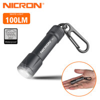 Đèn Pin LED NICRON N1 1xAAA Mini Khoảng Cách 24M 20LM Có Móc Khóa Tiện Dụng Cho Gia Đình N1