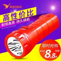 Đèn pin LED Yage, ánh sáng mạnh, tầm xa, có thể sạc lại, đèn pin nhỏ siêu sáng, đèn chiếu sáng gia đình, đèn pin mini