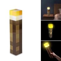 Đèn pin MC Đèn pin phát sáng Minecraft 28CM Đèn LED có độ sáng cao Minecraft cầm tay hoặc lưu niệm treo tường
