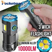Đèn Pin mini edc Sử Dụng Pin 18350 Chất Lượng Cao