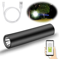 Đèn Pin Mini Siêu Sáng Kiêm Sạc Dự Phòng miDoctor CK2 - Chính Hãng - Đen