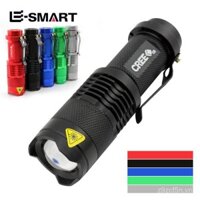 Đèn pin mini xuyên biên giới SK68, đèn zoom telescopico mạnh mẽ, đèn pin LED cho công việc ngoài trời và khẩn cấp