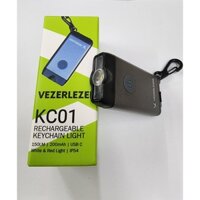 ĐÈN PIN MÓC KHÓA VEZERLEZER KC01 (150 LUMENS)