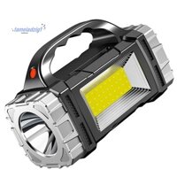 Đèn pin năng lượng mặt trời di động USB có thể sạc lại Đèn lồng cầm tay chống nước Đèn pin LED để cắm trại ngoài trời Đi bộ đường dài