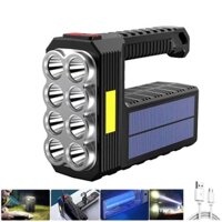 Đèn Pin Năng Lượng Mặt Trời Cầm Tay Sạc USB