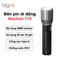 Đèn pin Nextool T10 – 70 tiếng sử dụng, 2000 lumens, chiếu sáng xa 220m, IPX7