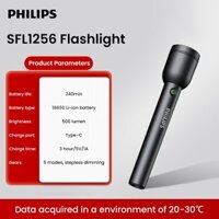 Đèn pin Philips SFL1256 pin sạc tích hợp cổng C