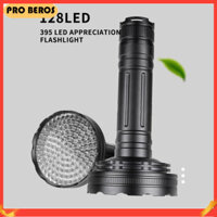 Đèn pin PRRR Blacklight, Máy dò nước tiểu cho thú cưng có đèn LED 128 395nm cho nước tiểu cho chó / mèo, bọ cạp hợp kim nhôm