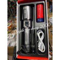 Đèn pin ray bow 1220 cầm tay sieu sáng có thể zoom xa gần [DQ]