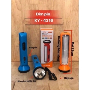 Đèn pin sạc 2 chế độ Kennede KN-4316