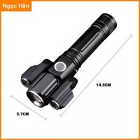 Đèn Pin Sạc Cầm Tay Model DGD01 Độ Sáng 1500 Lumens Tầm Chiếu Xa Tối Đa 500m Chống Nước Chuẩn IPX6 ngochanshop