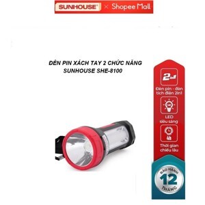 Đèn pin sạc đa năng Sunhouse SHE-8100