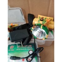 Đèn Pin Sạc đội đầu Mỹ Linh 35W màu lính Cao Cấp[ 2 chế độ sáng]