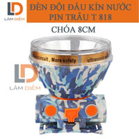 ĐÈN PIN SẠC ĐỘI ĐẦU SIÊU SÁNG KÍN NƯỚC PIN TRÂU T 818- 812 - 5212 - s50