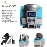 Đèn pin sạc đội đầu XJ503 cầm tay leo núi tiện lợi chiếu xa chống nước pin mạnh siêu sáng cao cấp chính hãng XJ 503