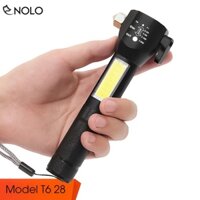 Đèn Pin Sạc Mini Cầm Tay Model T6 28 Có Zoom Xa Gần 3 Chế Độ Sáng Chip Led Bán Dẫn XML T6 Và COB Vỏ Ngoài Hợp Kim