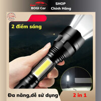 Đèn pin siêu sáng cầm tay ô tô - Đa năng chiếu sáng,tự vệ,phá kính,Nhỏ Gọn Sáng Tốt phù hợp đi soi đường,cắm trại - BoGi