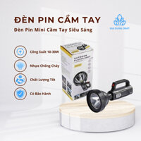 Đèn Pin Siêu Sáng chiếu xa 500m chống thấm nước - Đèn pin cầm tay mini siêu sáng sạc điện pin cực trâu