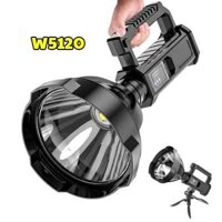 Đèn pin siêu sáng chiếu xa 1000m W5120 có cổng sạc USB cho điện thoại