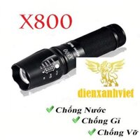 ĐÈN PIN SIÊU SÁNG CHỐNG NƯỚC X800