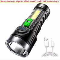 Đèn pin siêu sáng công suất lớn Led breo 998000LM Cầm Tay Có Đèn 1 Bên ( TẶNG DÂY SẠC ) hàng cao câp