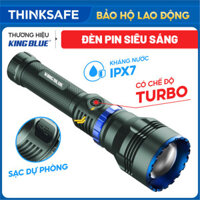 Đèn pin siêu sáng KINGBLUE LED1000 có chế độ turbo 30s khoảng cách chiếu sáng 920m có chức năng sạc dự phòng