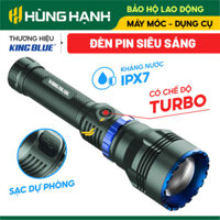 Đèn pin siêu sáng KINGBLUE LED1000 có chế độ turbo 30s khoảng cách chiếu sáng 920m có chức năng sạc dự phòng - Hùng Hạnh