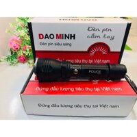 Đèn pin siêu sáng mini Đèn pin đi phượt cao cấp chính hãng Dao Minh - Tiện lợi nhỏ gọn trọng lượng nhẹ bảo hành 12 tháng