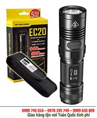 Đèn pin siêu sáng Nitecore EC20 bóng CREE XM-L2 T6 chính hãng | Bảo hành 5 năm