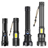 Đèn pin siêu sáng P160 P90 P70 P50 Bóng đèn 7 chế độ chiếu sáng Type-C có thể sạc lại Độ dài tiêu cự thay đổi - Hàng mới