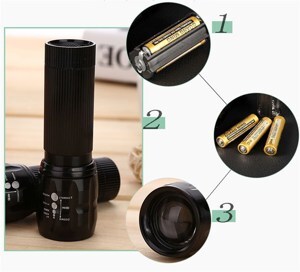 Đèn pin siêu sáng police x2000