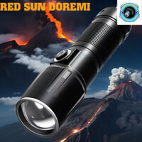 đèn pin siêu sáng Q313A, đèn pin mini chống nước 90W, đèn đeo đầu, soi ếch, hầm mỏ REDSUNDOREMI