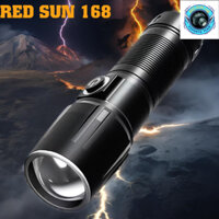 đèn pin siêu sáng Q313A, đèn pin mini chống nước 80W, đèn đeo đầu, soi ếch, hầm mỏ REDSUN168