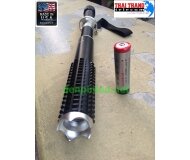 Đèn pin siêu sáng tự vệ Có ZOOM POLICE A113