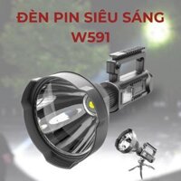 Đèn pin siêu sáng W591 chiếu xa 1000m pin khủng quân đội Mỹ, đèn pin tuần tra siêu sáng quân đội mỹ, đèn đi soi đêm