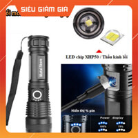 Đèn pin siêu sáng XHP50-Sản phẩm hàng hiệu -Đèn pin cầm tay