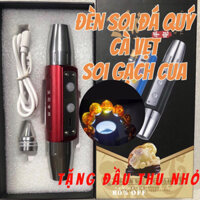 Đèn pin soi đá thạch anh - Trang sức , đèn soi cua, soi tiền gia ( tặng đầu nhỏ) 2025
