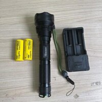Đèn pin Supfire L3-S chiếu sáng và xa, 2 pin to dung lượng 7400mAh siêu khỏe – (DP180)