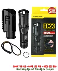 Đèn pin thấu kính phẳng Nitecore EC23 với 1800Lumens chiếu xa 255m, bóng CREE XHP35 HD E2