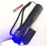 Đèn pin tia cực tím,đèn pin uv soi tiền giả giấy tờ,soi da,duyệt khuẩn chính hãng, đầy đủ sạc hộp,bền bỉ
