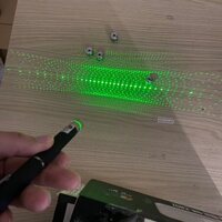 Đèn pin tia laser màu xanh lá đa năng với 5 đầu tia chùm khác nhau (LS15)