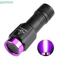 Đèn pin UV di động QUINTON, Đèn pin cực tím nhẹ Mini, Đèn pin phát hiện đèn pin sạc USB đa chức năng UV395NM Đèn chiếu sáng cắm trại