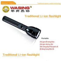 Đèn pin Wasing CHÍNH HÃNG mã 203,siêu sáng,độ bền cao,chịu va đập,chống nước tốt,tuổi thọ pin lâu dài