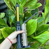 Đèn Pin work light cầm tay 2 mặt 2 led cob 1 led XPE loại tốt chui sạc Type C tiện dụng 1000 Lumens