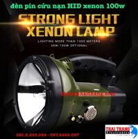 ĐÈN PIN XÁCH TAY HID XENON 100W WINNING LIGHT USA SIÊU KHỦNG QUÂN ĐỘI