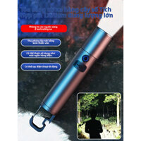 Đèn pin zoom kính thiên văn đường dài  đèn pin chiếu sáng Đèn pin tầm xa laser trắng Đèn pin sạc dự phòng USB di động