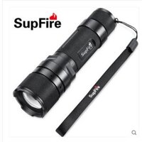 Đèn pin zoom mạnh SupFire Shenhuo F3, đèn LED siêu sáng có thể sạc lại, đèn ngoài trời, đèn chiếu sáng tự vệ tầm xa